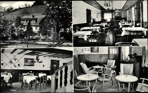 Ak Hochsauerland, Unbekannter Ort, Pension Haus Jägerhof, Innenansichten