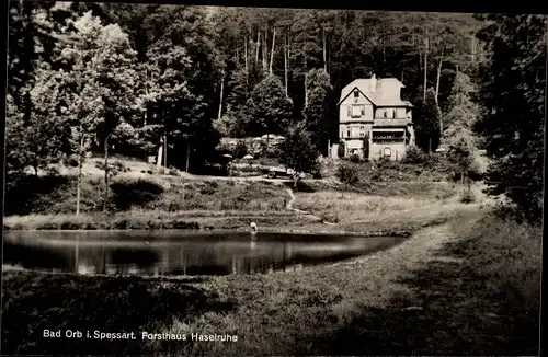 Ak Bad Orb im Spessart, Forsthaus Haselruhe