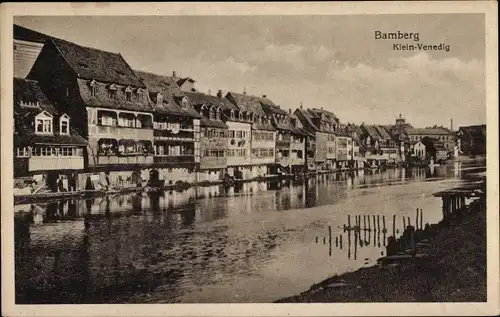 Ak Bamberg in Oberfranken, Klein Venedig