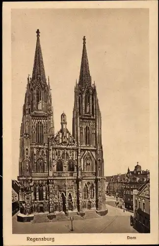 Ak Regensburg an der Donau Oberpfalz, Dom
