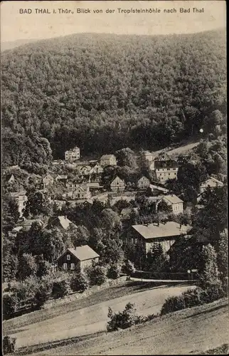 Ak Bad Thal Ruhla im Wartburgkreis Thüringen, Blick von der Tropfsteinhöhle