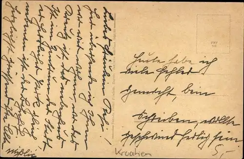 Ak Zagreb Kroatien, Trg I.