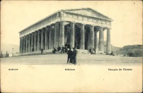 Ak Athen Griechenland, Temple de Thesée, Theseion, Tempel des Hephaistos