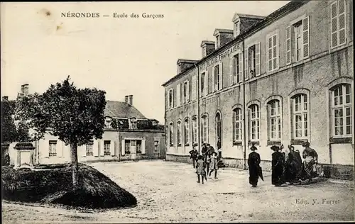 Ak Nérondes Cher, Ecole des Garcons