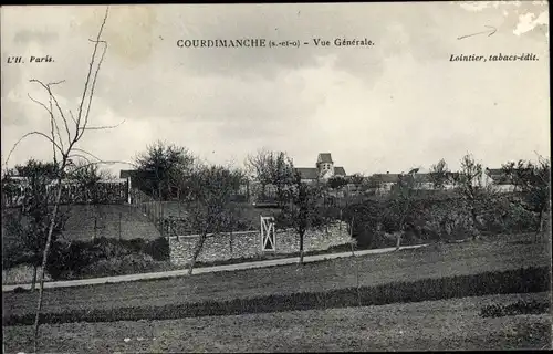 Ak Courdimanche Val d´Oise, Vue Generale