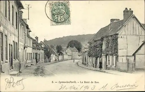 Ak Lyons la Forêt Eure, Le Bout de Bas