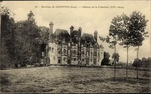 Ak Garennes Eure, Chateau de la Folletiere