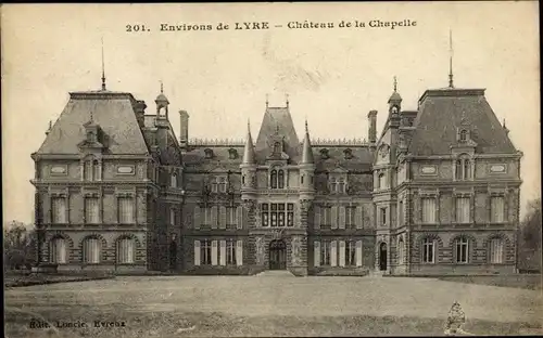 Ak La Neuve Lyre Eure, Chateau de la Chapelle