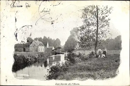 Ak Eure Frankreich, Les bords de l'Eure