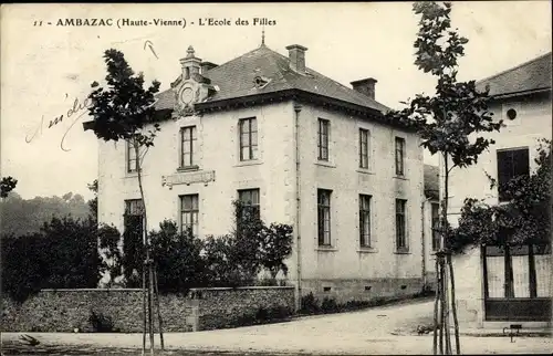 Ak Ambazac Haute Vienne, Ecole des Filles