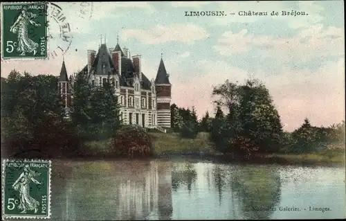 Ak Haute Vienne, Limousin, Chateau de Brejou