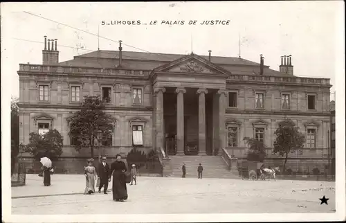 Ak Limoges Haute Vienne, Palais de Justice