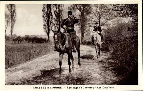Ak Cheverny Loir et Cher, Équipage de Cheverny, La Cavaliers