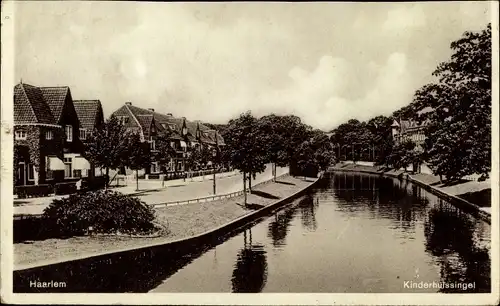 Ak Haarlem Nordholland Niederlande, Kinderhuissingel