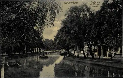 Ak Amsterdam Nordholland Niederlande, Bocht van de Heerengracht