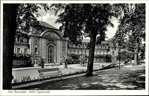 Ak Bad Nenndorf an der Weser, Hotel Esplanade