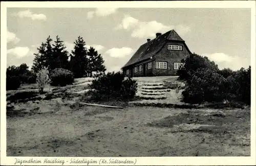 Ak Süderlügum in Nordfriesland, Jugendheim Haidburg