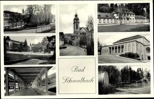 Ak Bad Schwalbach im Taunus, Detailansichten, Moorbadehaus