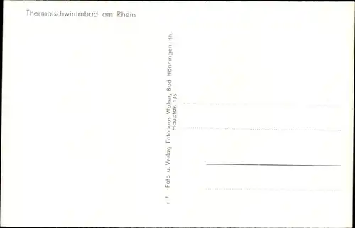 Ak Bad Hönningen am Rhein, Thermalschwimmbad