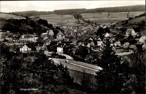 Ak Heigenbrücken im Spessart Unterfranken, Gesamtansicht