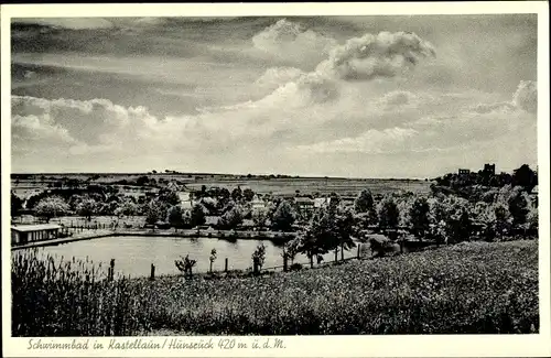 Ak Kastellaun im Hunsrück, Schwimmbad
