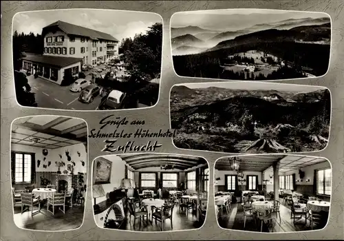 Ak Zuflucht Bad Peterstal Griesbach im Schwarzwald, Schmelzles Höhenhotel, Inh. Fam Ott