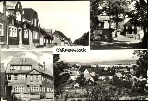 Ak Oehrenstock Langewiesen Ilmenau in Thüringen, Ilmenauer Straße, Dorfplatz, Gasthaus zur Linde