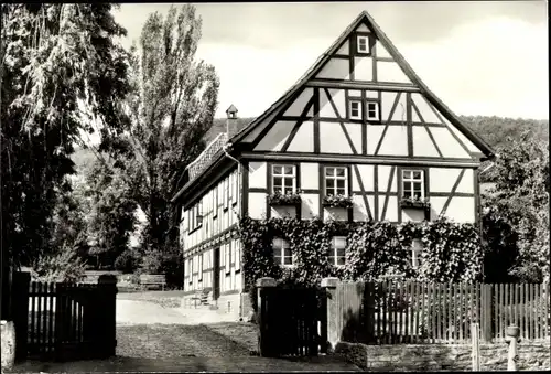 Ak Bauerbach Grabfeld in Thüringen, Schillerhaus