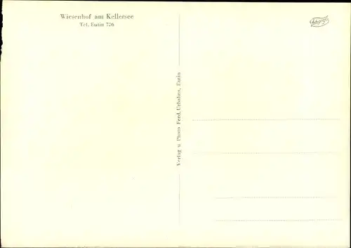 Ak Eutin in Ostholstein, Wiesenhof am Kellersee