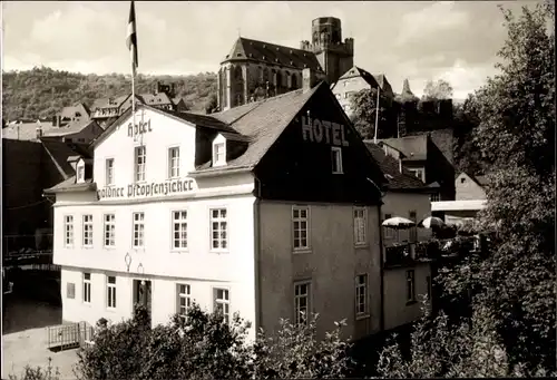 Ak Oberwesel am Rhein, Hotel Goldner Pfropfenzieher, Inh. Josef Höhn