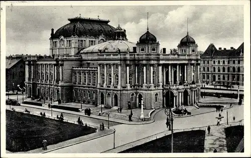 Ak Zagreb Kroatien, Narodno Kazaliste, Nationaltheater