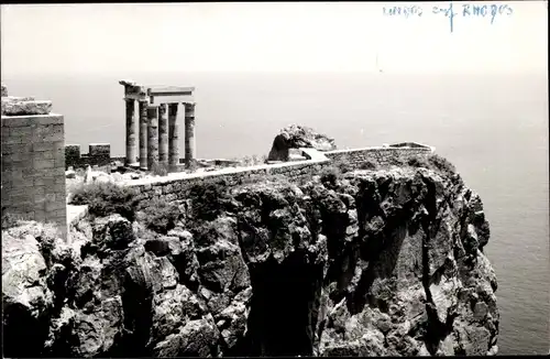 Foto Ak Rhodos Griechenland, Akropolis von Lindos