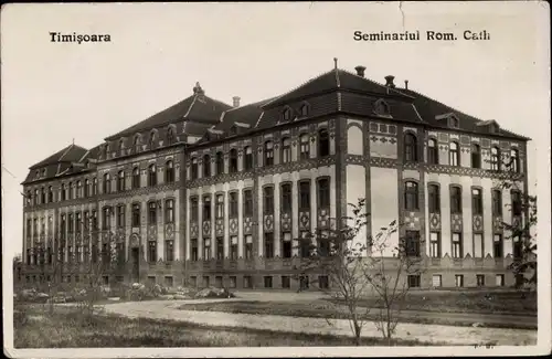 Ak Timișoara Temesvár Temeswar Rumänien, Seminariul Rom. Cath.