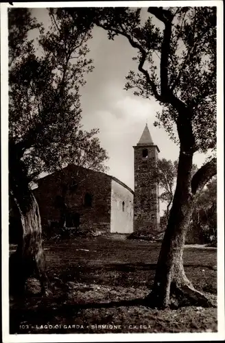 Ak Sirmione Lago di Garda Lombardia, Chiesa