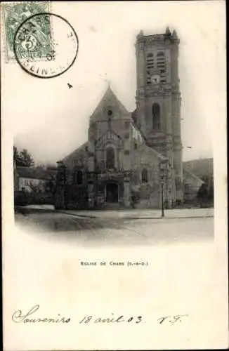 Ak Chars Val d'Oise, Église