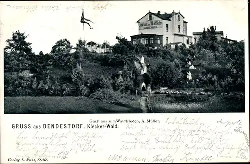 Ak Bendestorf am Kleckerwald in Niedersachsen, Gasthaus zum Waldfrieden