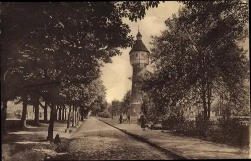 Ak Heide in Holstein, Wasserturm, Anlagen