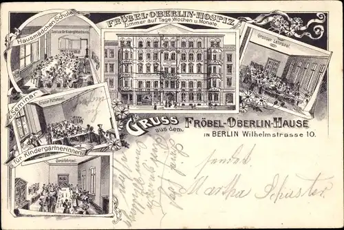 Litho Berlin, Fröbel Oberlin Haus, Wilhelmstraße 10