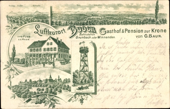 Litho Buoch Remshalden Rems Murr Kreis Nr. 10252548