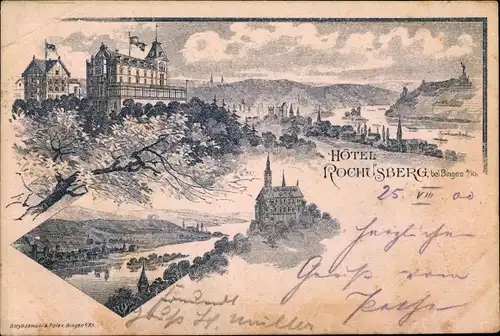 Litho Bingen am Rhein, Hotel Rochusberg