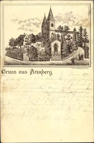 Vorläufer Litho Arenberg Koblenz, Kirche