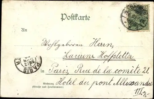 Litho Barmen Wuppertal, Ringeltal, Neuenweg, Werther- und Uferstraße