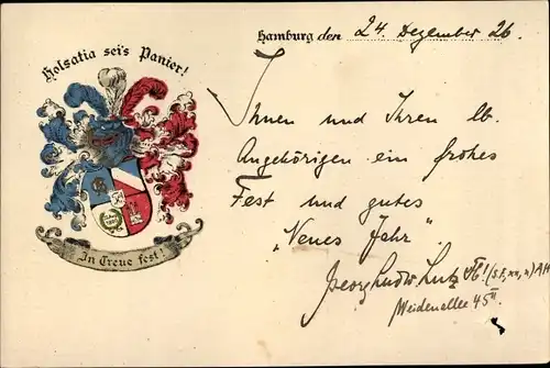 Studentika Ak Hamburg, Holsatia sei's Panier