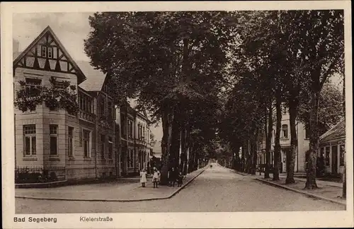 Ak Bad Segeberg in Schleswig Holstein, Kielerstraße