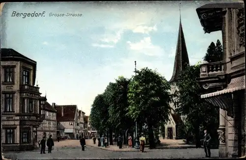 Ak Hamburg Bergedorf, Große Straße, Zieher 3231