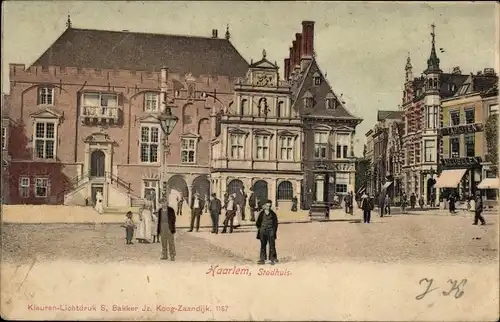 Ak Haarlem Nordholland Niederlande, Stadhuis