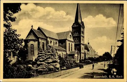 Ak Assendelft Nordholland Niederlande, R. K. Kerk