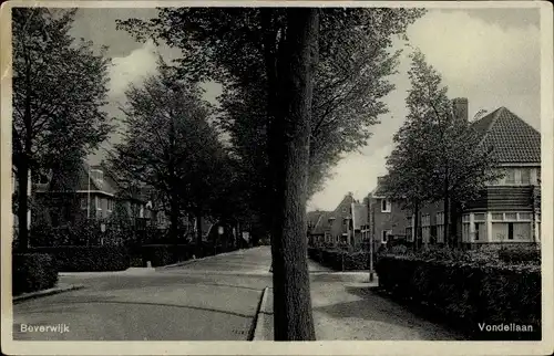 Ak Beverwijk Nordholland Niederlande, Vondellaan