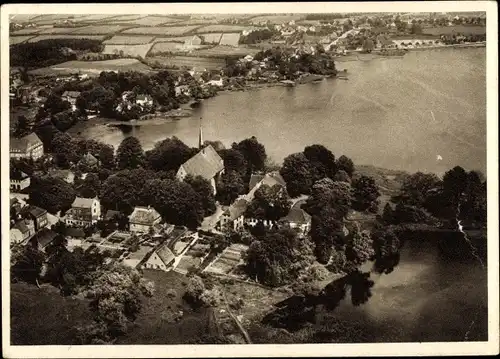 Ak Bordesholm in Holstein, Fliegeraufnahme