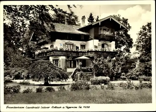 Ak Rottach Egern in Oberbayern, Fremdenheim Landhaus Leitner